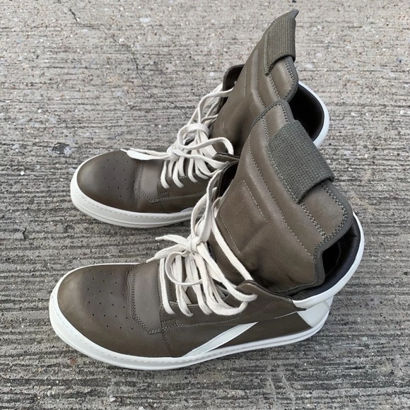 RICK OWEN Geobaskets 7288576109 Khaki - Picture 9 of 11